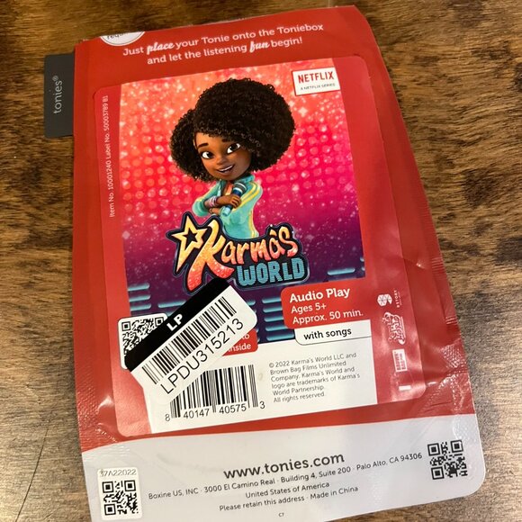 Tonies Karma's World Tonie Audio Play Character For The Toniebox - Picture 3 of 7